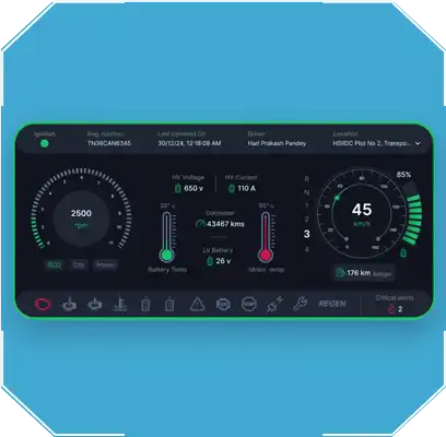 Montra Electric EVIATOR digital twin feature