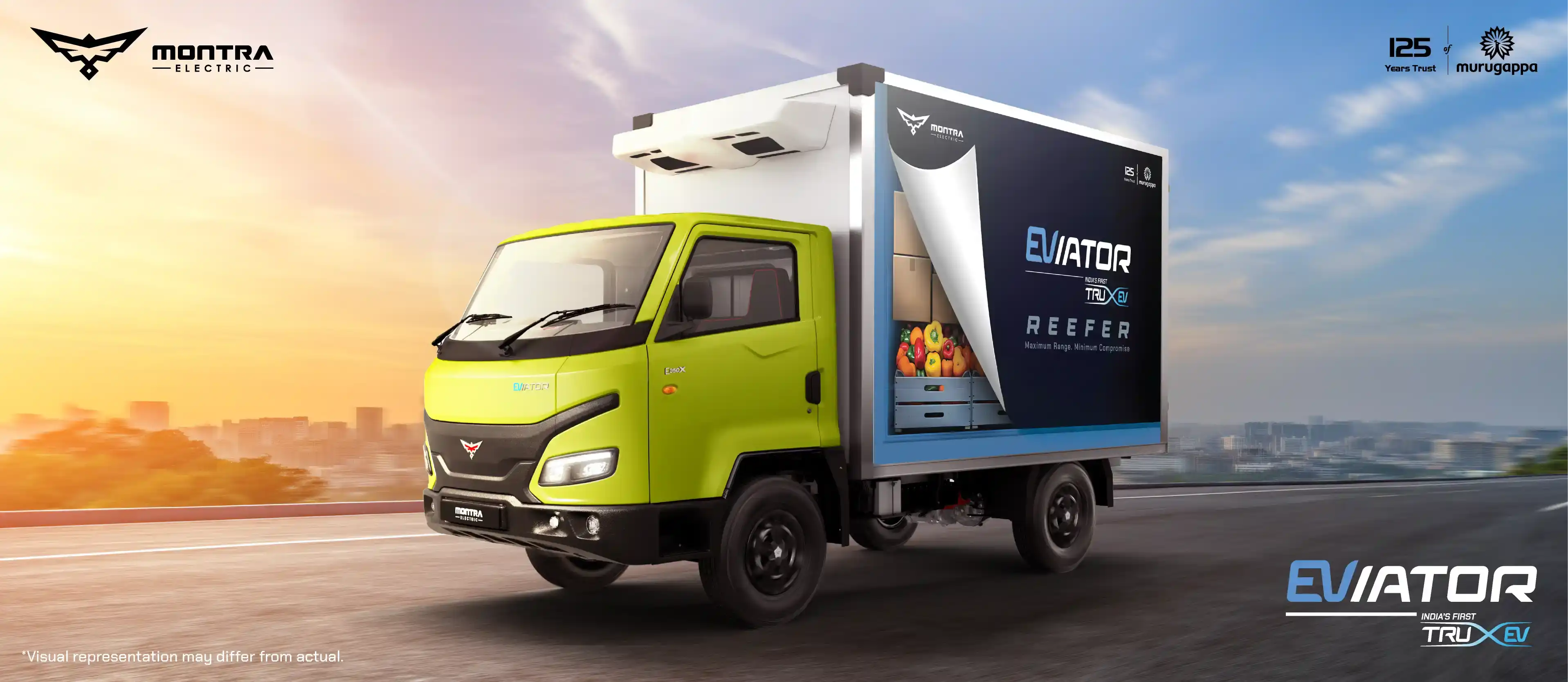 Montra Electric EVIATOR reefer green