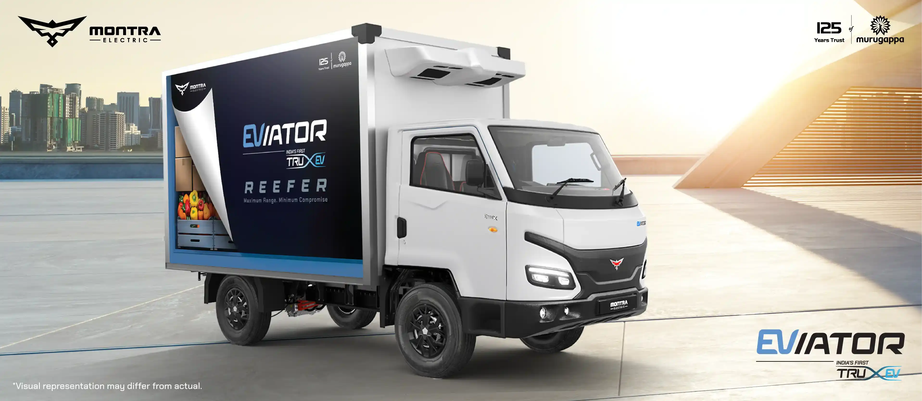 Montra Electric EVIATOR reefer white