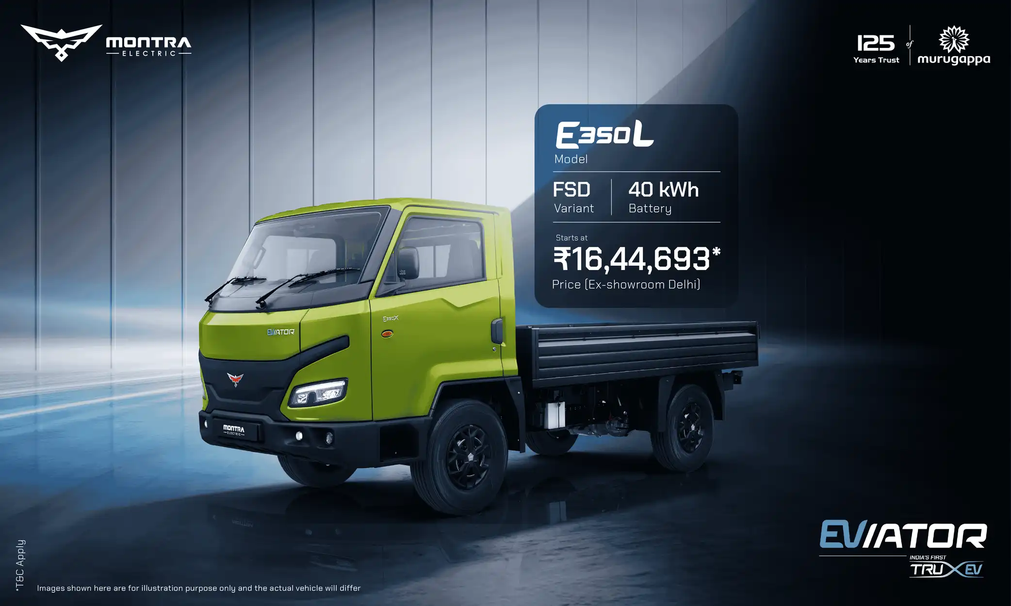 Montra Electric EVIATOR technical specs